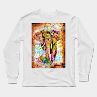 African Elephant Long Sleeve T-Shirt